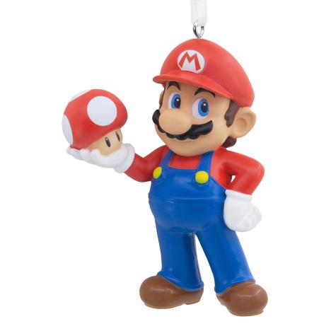 Super Mario Bros Mario & Mushroom Hanging Resin Figure £6.99